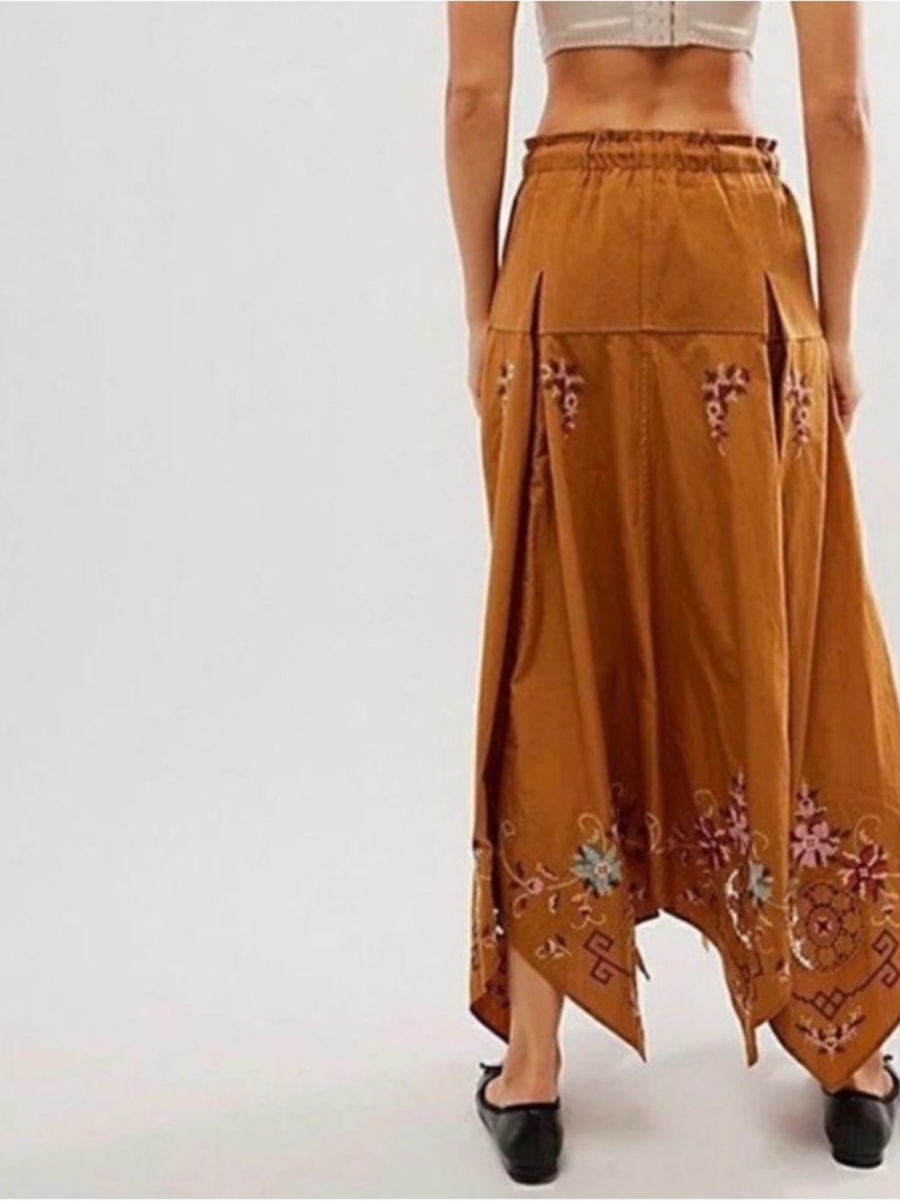 Free People Arielle maxi embroidery skirt - Picture 3 of 9
